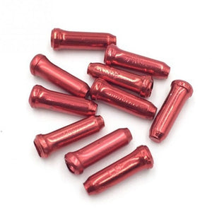 10 pcs/lot MTB Mountain Road bike cycling bicycle aluminum brake cable tips crimps bicycle derailleur shift cable end caps