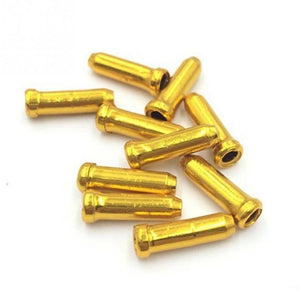 10 pcs/lot MTB Mountain Road bike cycling bicycle aluminum brake cable tips crimps bicycle derailleur shift cable end caps